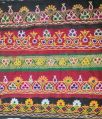 Kutchi Embroidery Saree Border
