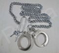 Polished Round Grey 100-200 gm ASP Chain Handcuffs